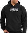 Innocent Bystander Hoodie White Print Hoody Black
