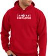 Innocent Bystander Hoodie White Print Hoody Red