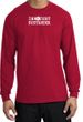 INNOCENT BYSTANDER WHITE Funny Adult Long Sleeve T-Shirt - Red