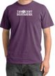 INNOCENT BYSTANDER WHITE Funny Adult Pigment Dyed T-Shirt - Plum