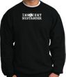 INNOCENT BYSTANDER WHITE Funny Adult Pullover Sweatshirt - Black