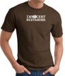 INNOCENT BYSTANDER WHITE Funny Adult T-shirt - Brown