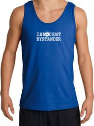 INNOCENT BYSTANDER WHITE Funny Adult Tanktop - Royal INNOCENT BYSTANDER WHITE Funny Adult Tanktop - Royal