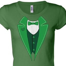 Irish Tuxedo Ladies Shirts