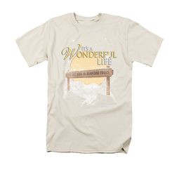 It's A Wonderful Life Shirt Wonderful Story Adult Cream Tee T-Shirt