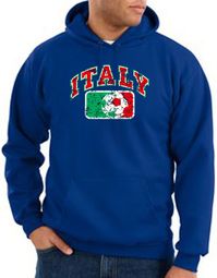 Italian Hoodie Italia Soccer Futbol Royal Blue Hoody Italian Hoodie Italia Soccer Futbol Royal Blue Hoody