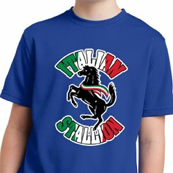 Italian Stallion Kids Moisture Wicking Shirt