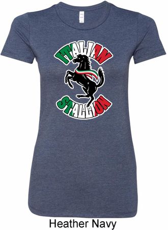Italian Stallion Ladies Longer Length Shirt
