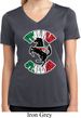 Italian Stallion Ladies Moisture Wicking V-neck Shirt