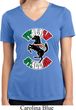 Italian Stallion Ladies Moisture Wicking V-neck Shirt