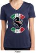 Italian Stallion Ladies Moisture Wicking V-neck Shirt