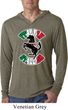 Italian Stallion Mens Hooded Shirt