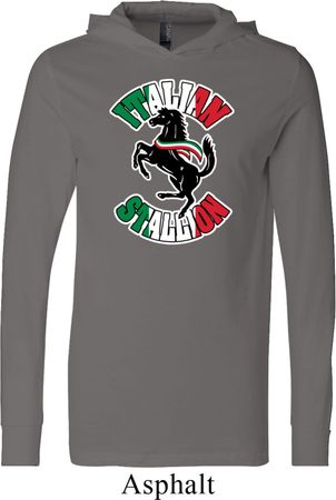 Italian Stallion Mens Lightweight Hoodie