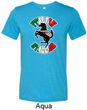 Italian Stallion Mens Tri Blend Crewneck Shirt