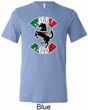 Italian Stallion Mens Tri Blend Crewneck Shirt