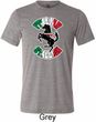 Italian Stallion Mens Tri Blend Crewneck Shirt