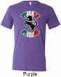 Italian Stallion Mens Tri Blend Crewneck Shirt