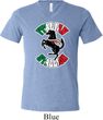 Italian Stallion Mens Tri Blend V-neck Shirt