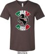 Italian Stallion Mens Tri Blend V-neck Shirt