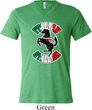 Italian Stallion Mens Tri Blend V-neck Shirt