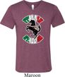 Italian Stallion Mens Tri Blend V-neck Shirt