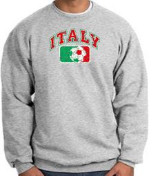 Italian Sweatshirt Italia Soccer Futbol Athletic Heather Sweat Shirt Italian Sweatshirt Italia Soccer Futbol Athletic Heather Sweat Shirt