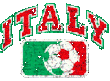 Italian T-shirt - Italy Soccer Futbol Adult Ash Tee Shirt