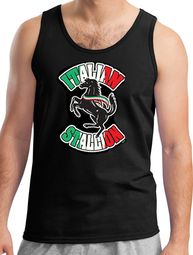 Italian Tank Top - Italian Stallion Muscle Adult Tanktops