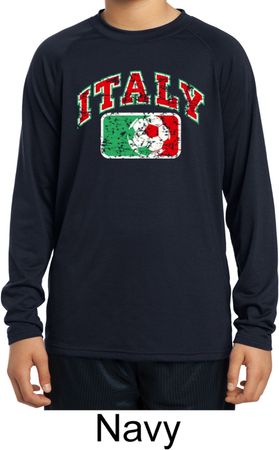 Italy Kids Dry Wicking Long Sleeve Shirt