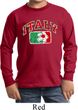 Italy Kids Long Sleeve Shirt