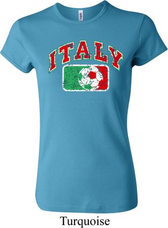 Italy Ladies Crewneck Shirt