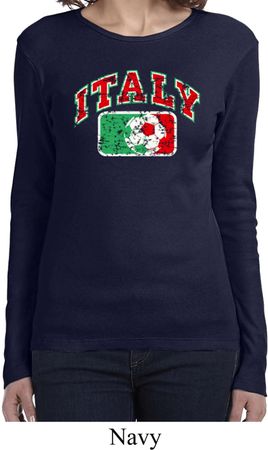 Italy Ladies Long Sleeve Shirt