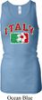 Italy Ladies Longer Length Racerback Tank Top