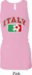 Italy Ladies Longer Length Racerback Tank Top