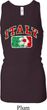 Italy Ladies Longer Length Racerback Tank Top