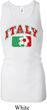 Italy Ladies Longer Length Racerback Tank Top