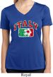 Italy Ladies Moisture Wicking V-neck Shirt