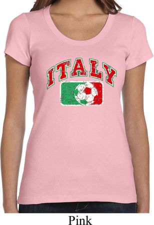 Italy Ladies Scoop Neck Shirt