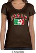 Italy Ladies Scoop Neck Shirt