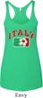 Italy Ladies Tri Blend Racerback Tank Top