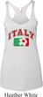 Italy Ladies Tri Blend Racerback Tank Top