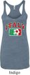 Italy Ladies Tri Blend Racerback Tank Top