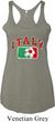 Italy Ladies Tri Blend Racerback Tank Top