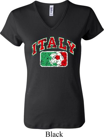 Italy Ladies V-neck Shirt
