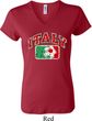 Italy Ladies V-neck Shirt