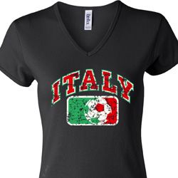 Italy Ladies V-neck Shirt