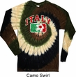 Italy Long Sleeve Tie Dye Shirt