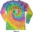 Italy Long Sleeve Tie Dye Shirt
