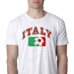 Italy Mens Burnout Shirt Italy Mens Burnout Shirt