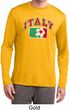 Italy Mens Dry Wicking Long Sleeve Shirt